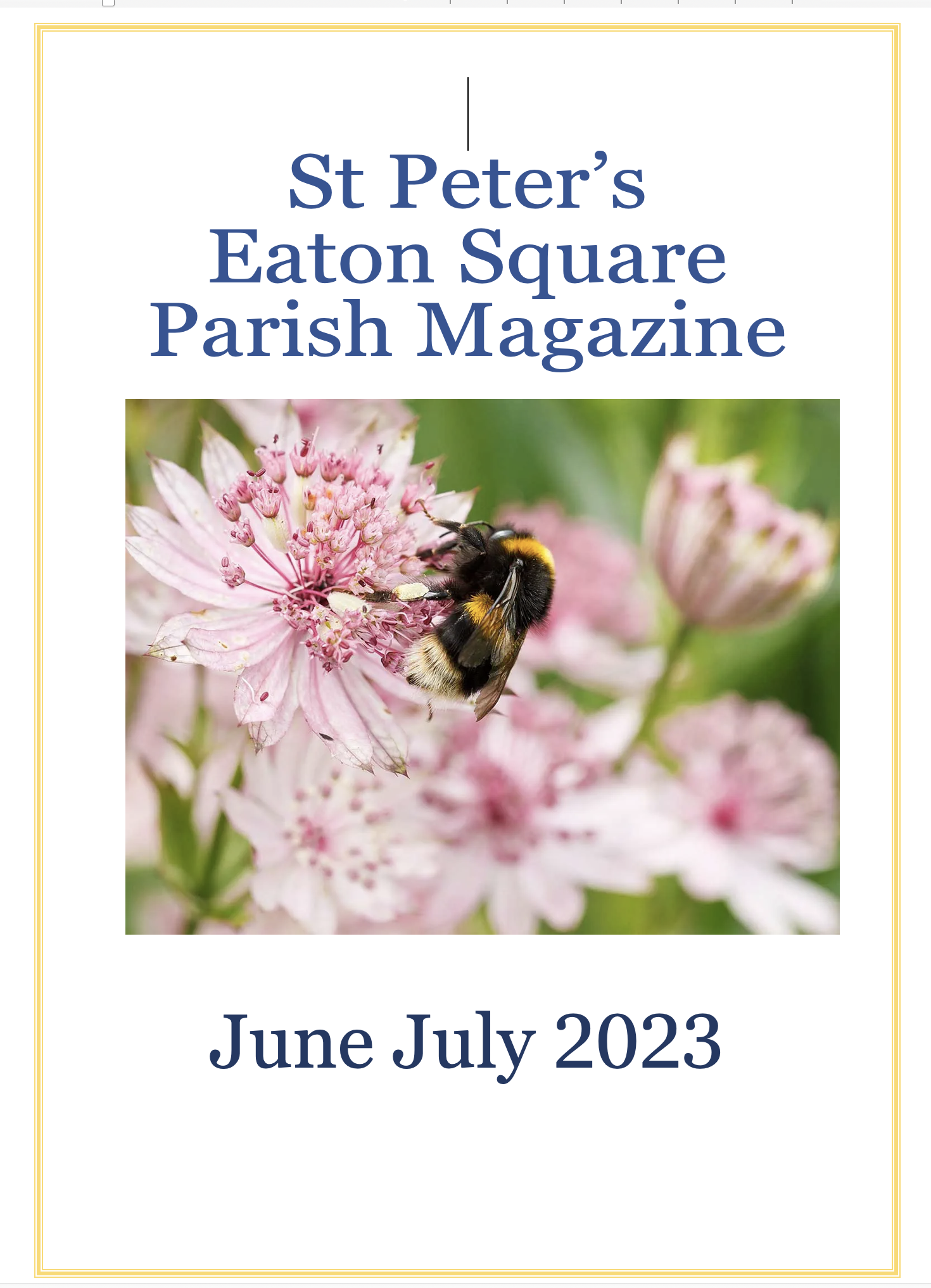June July 2023 Parish Magazine